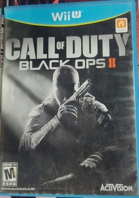 SJ Call of Duty Black Ops II Nintendo Wii U Usado Completo