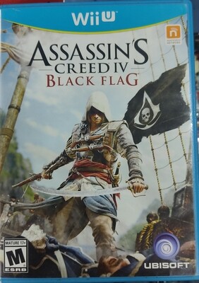 SH1 Assassin&#39;s Creed IV Black Flag Nintendo Wii U Usado Completo
