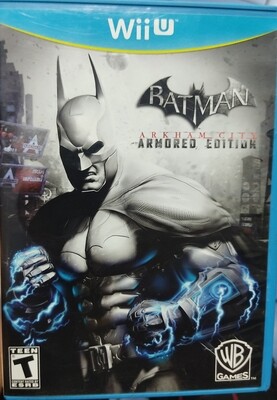 Batman Arkham City Armored Edition Nintendo Wii U Usado Completo