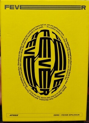 Ateez Zero Fever Epilogue Album Libro + CD + Tarjetas + Stickers