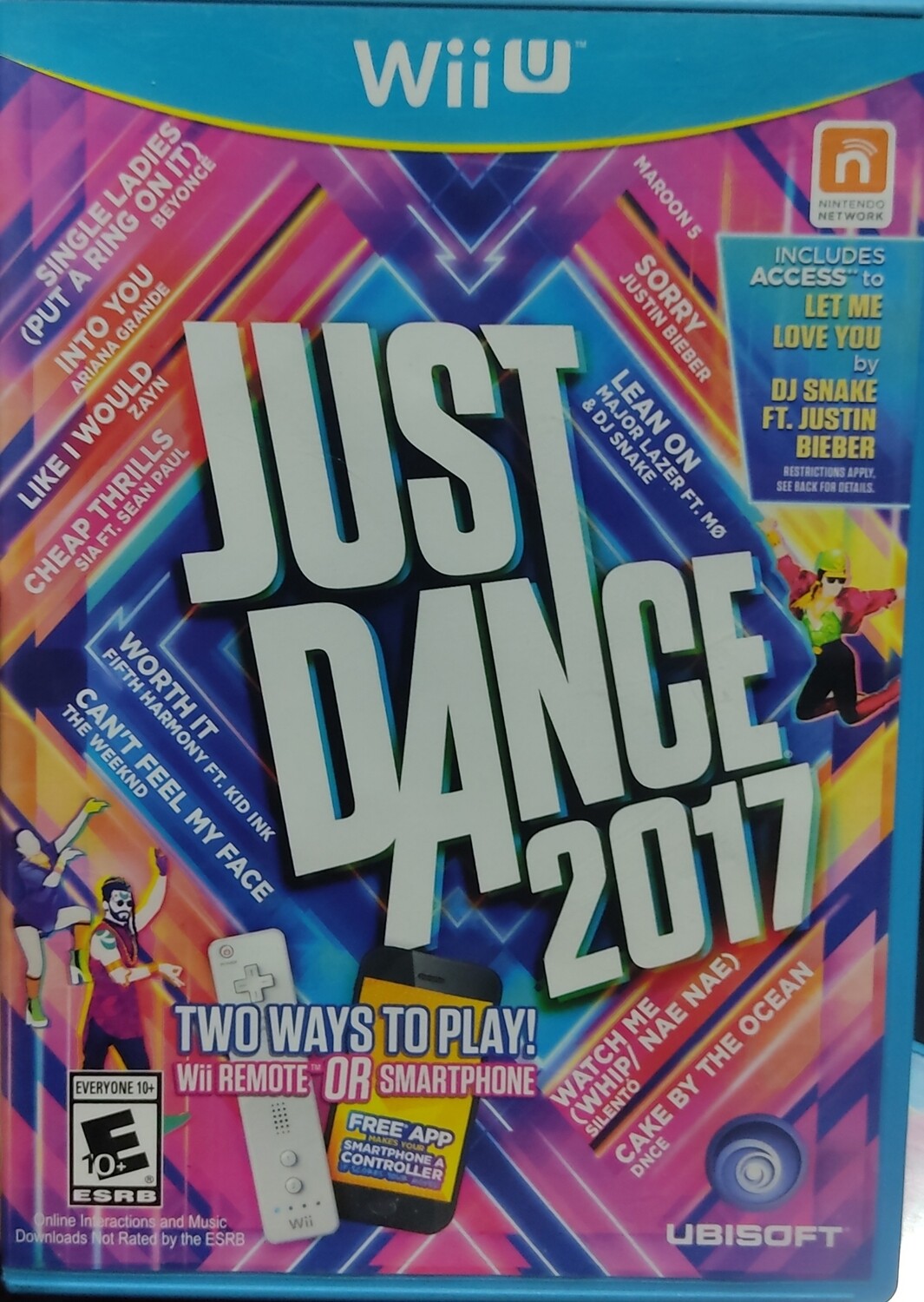 SJ Just Dance 2017 Nintendo Wii U Usado Completo