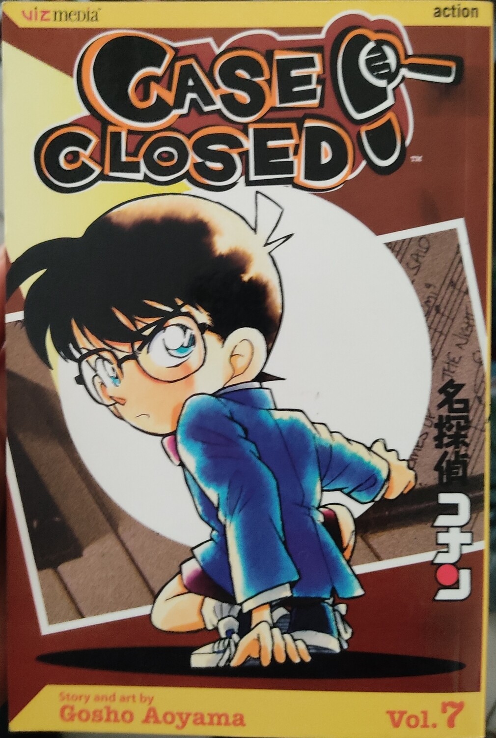 Case Closed Manga Volumen 7 Ingles Viz Media