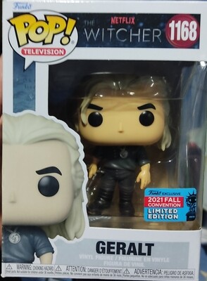 Geralt Funko Pop 1168 The Witcher Netflix 2021 Fall Convention Limited Edition