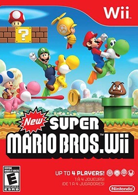 NEW SUPER MARIO BROS. WII  (Nintendo Wii) Usado Completo