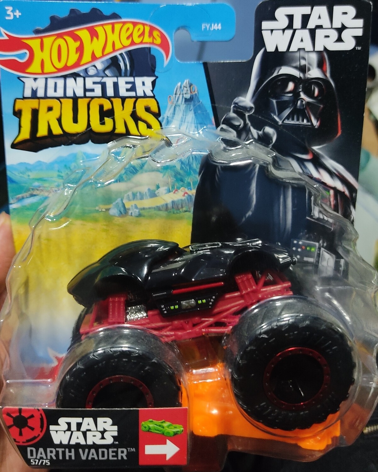 Monster Trucks Darth Vader Star Wars Hot Wheels Mattel Blister