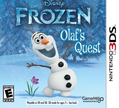 SJ DISNEY FROZEN OLAF&#39;S QUEST  (Nintendo 3DS)  Cartucho