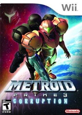 METROID PRIME 3: CORRUPTION  (Nintendo Wii) Usado Completo