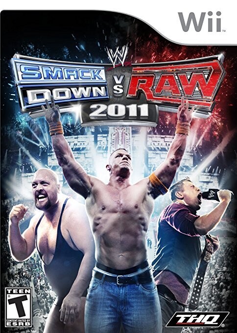 WWE SMACKDOWN VS. RAW 2011  (Nintendo Wii) Usado Sin Manual