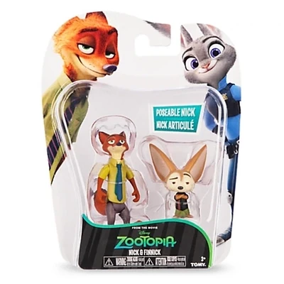 Zootopia Nick Finnick Figuras Marca Tomy Disney