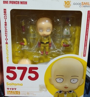 BA12 Saitama Nendoroid 575 One Punch Man Figura Anime