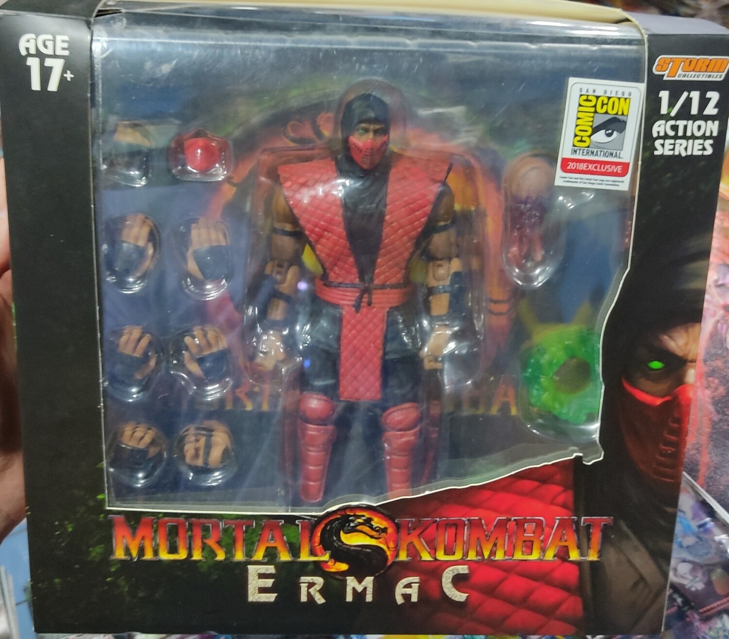 NELA Mortal Kombat Ermac 1/12 Comicon San Diego 2018 Exclusive Storm Collectibles