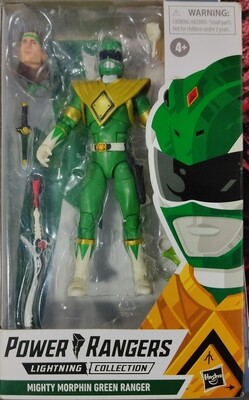 BA Power Rangers Lightning Collection Mighty Morphin Green Ranger Hasbro