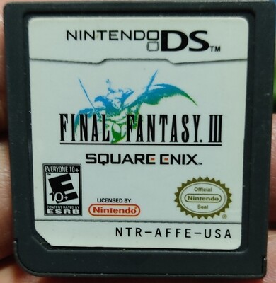 SJ Final Fantasy III Nintendo DS Cartucho