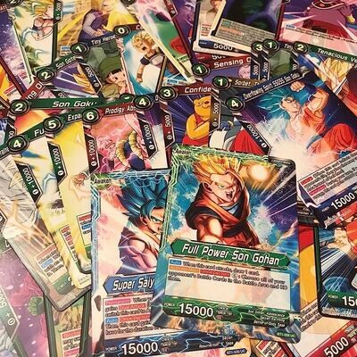 Paquete de 120 Cartas de Dragon Ball Super al Azar Lote