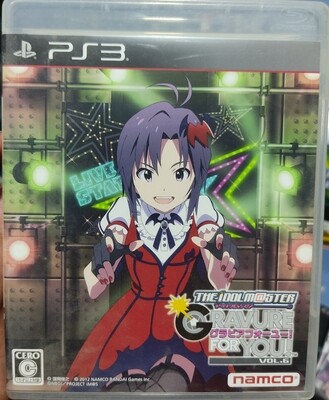 The Idolmaster Gravure For You Volumen 6 Playstation 3 Usado Completo (Membresia)