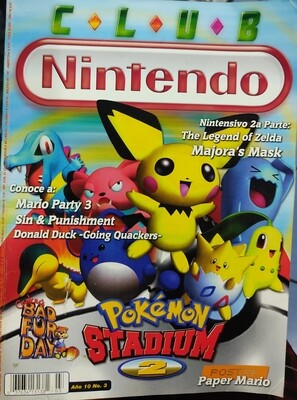 BA15 Club Nintendo Año 10 Numero 3 Pokemon Stadium 2