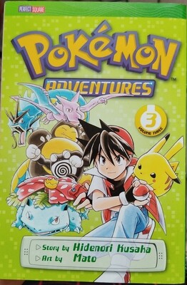 Pokemon Adventures Manga Volumen 3 Ingles
