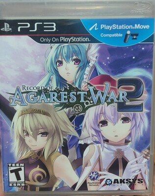 SH Record of Agarest War 2 Playstation 3 Nuevo Sellado