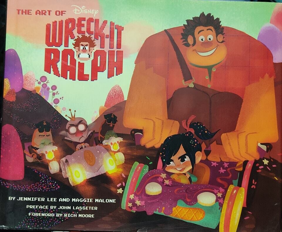 The Art of Wreck it Ralph Tapa Dura Art Book Libro de Artes Disney