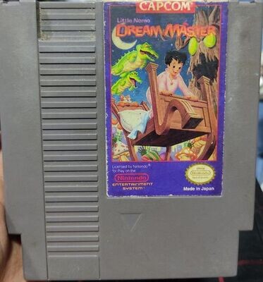 SJ Little Nemo Dream Master NES Cartucho