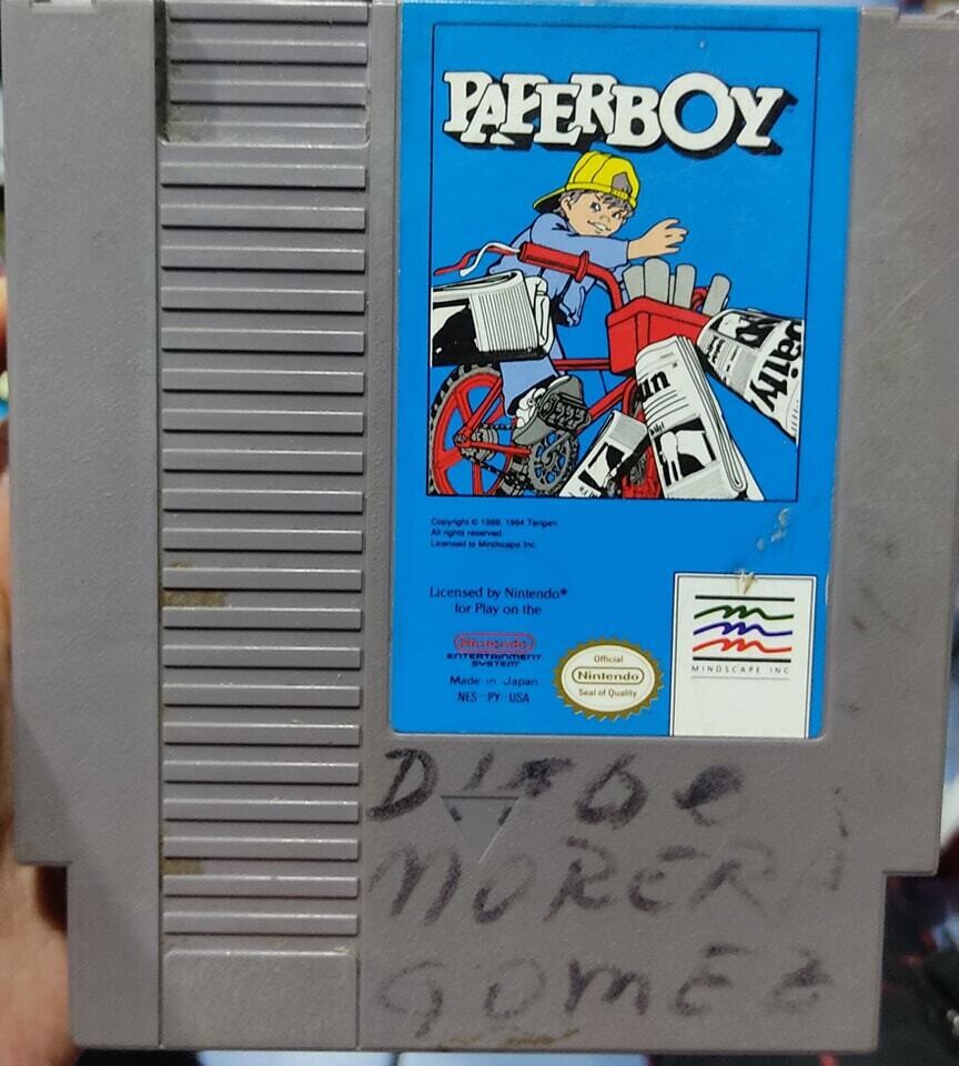 SJ Paperboy NES Cartucho