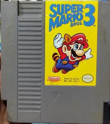 SJ Super Mario Bros 3 NES Cartucho