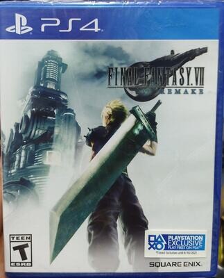 Final Fantasy 7 Remake Nuevo Sellado VII Playstation 4