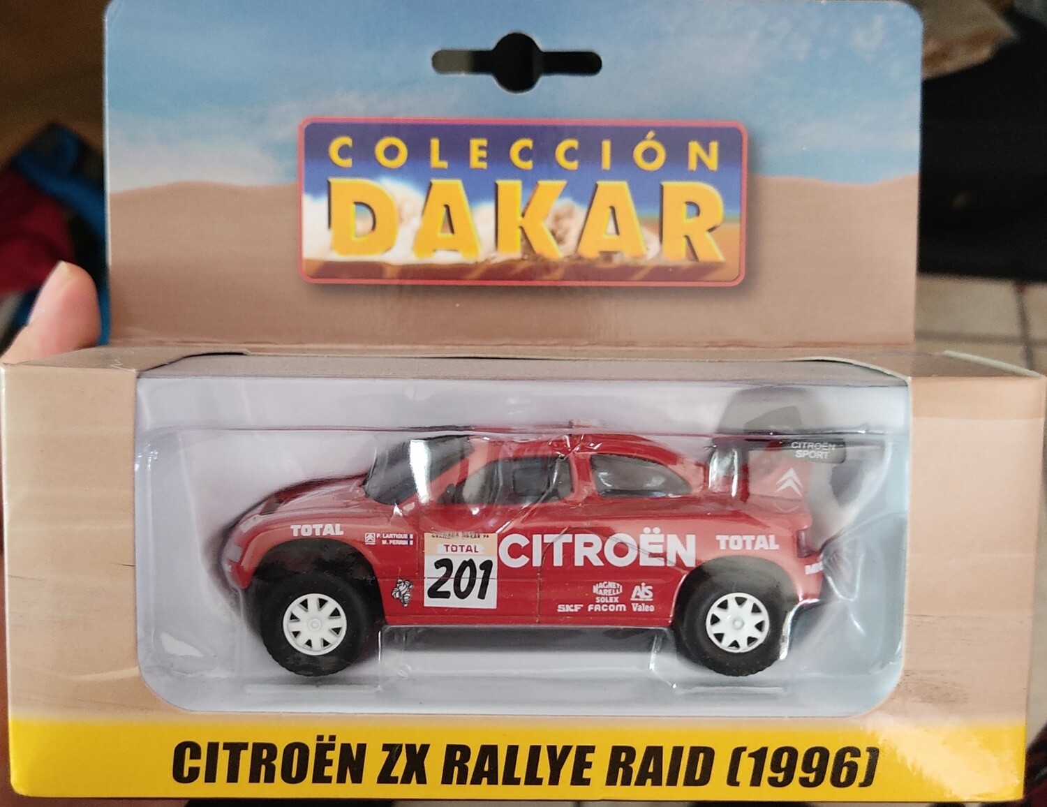Citroen ZX Rallye Raid 1996 Coleccion Dakar Blister