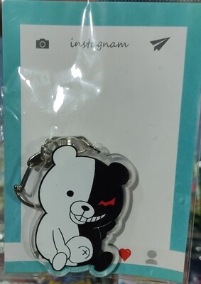 Monokuma Llavero Anime Acrilico