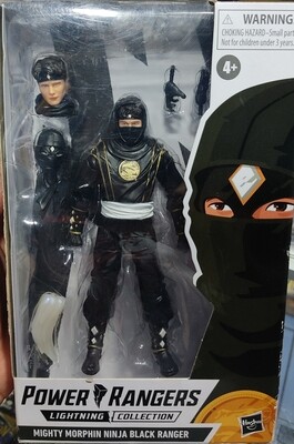 Power Rangers Lightning Collection Black Ranger Hasbro