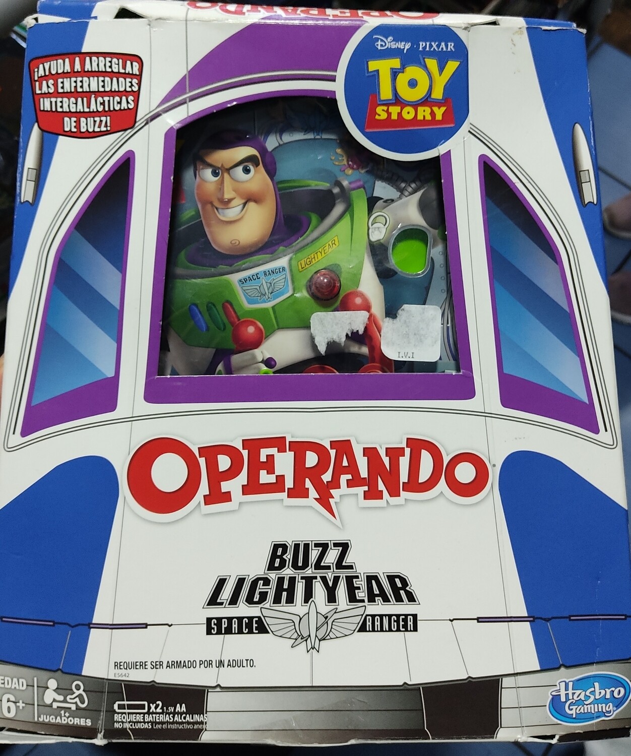 Operando Buzz Light Year Hasbro Gaming Juego de Mesa Usado