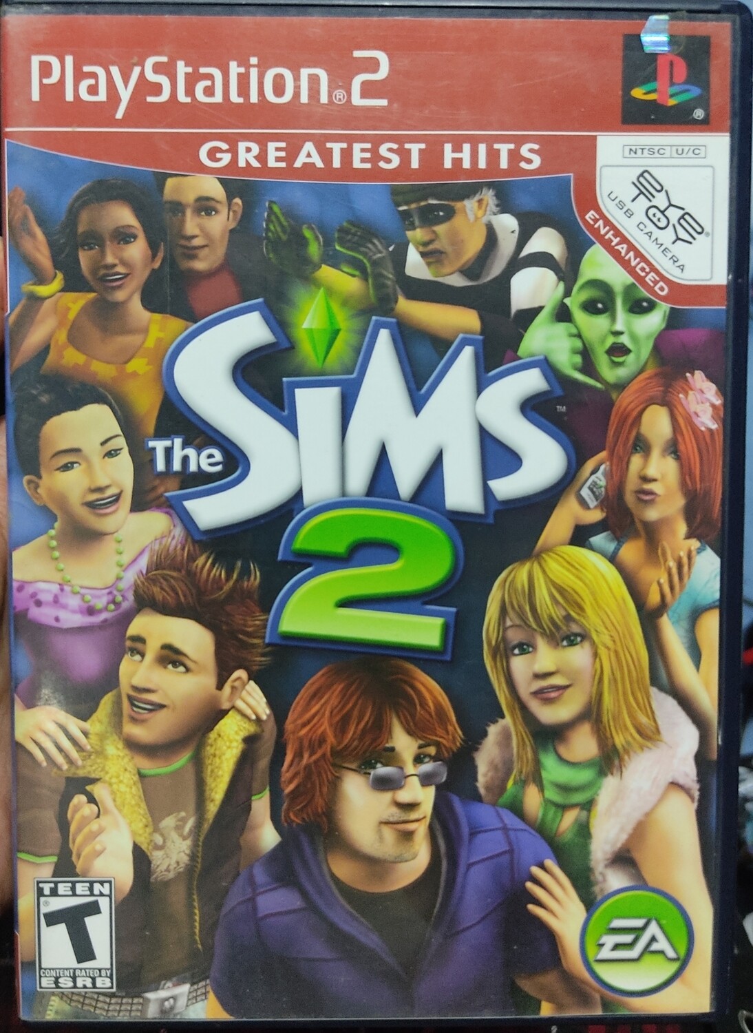 BA4 The Sims 2 Playstation 2 Usado Sin Manual Rayado