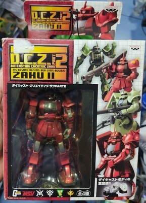 SH13 Zaku II Die Casting Banpresto Creative Zaku Gundam Series Figura Anime