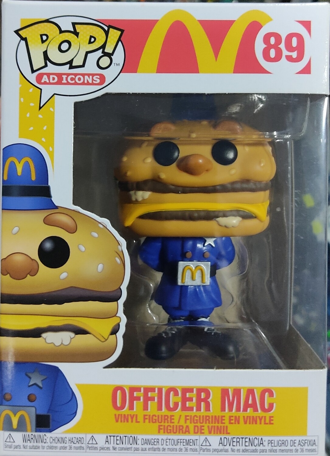 SH8 Officer Mac Funko Pop 89 McDonald&#39;s