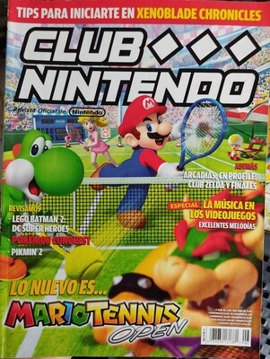 Club Nintendo Año 21 Numero 6 Mario Tennis Open Revista