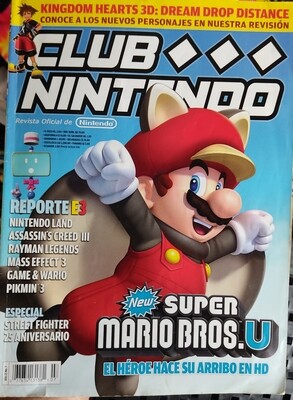 Club Nintendo Año 21 Numero 7 New Super Mario Bros U Revista