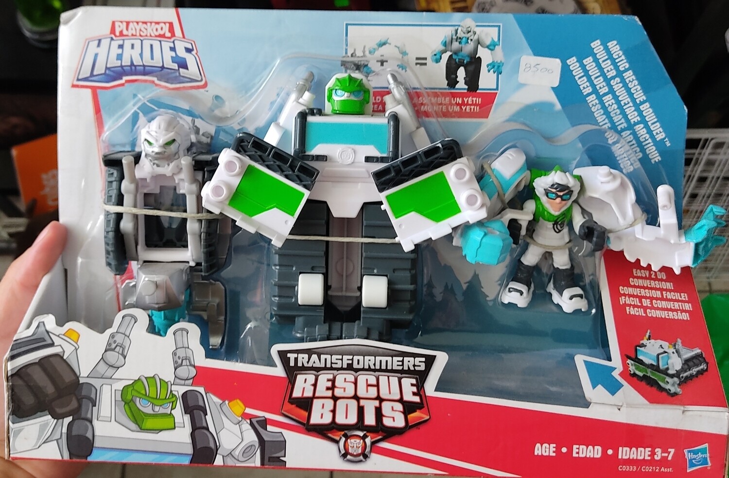 TS Transformers Rescue Bots Artic Rescue Boulder