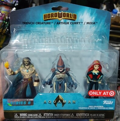 Hero World Aquaman Series 8 Trench Creature Arthur Curry Mera Funko