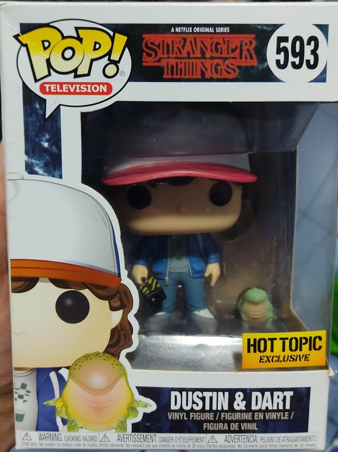 Dustin Dart Funko Pop 593 Stranger Things Hot Topic