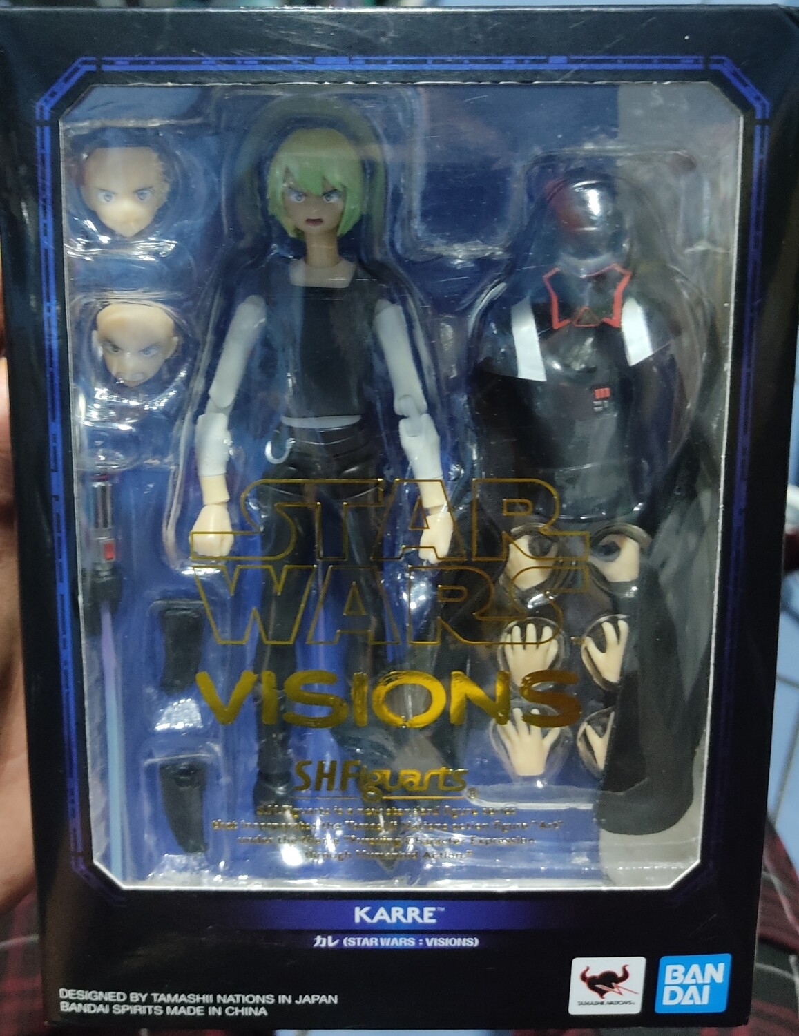 Star Wars Visions SH Figuarts Karre Bandai Tamashi Nations