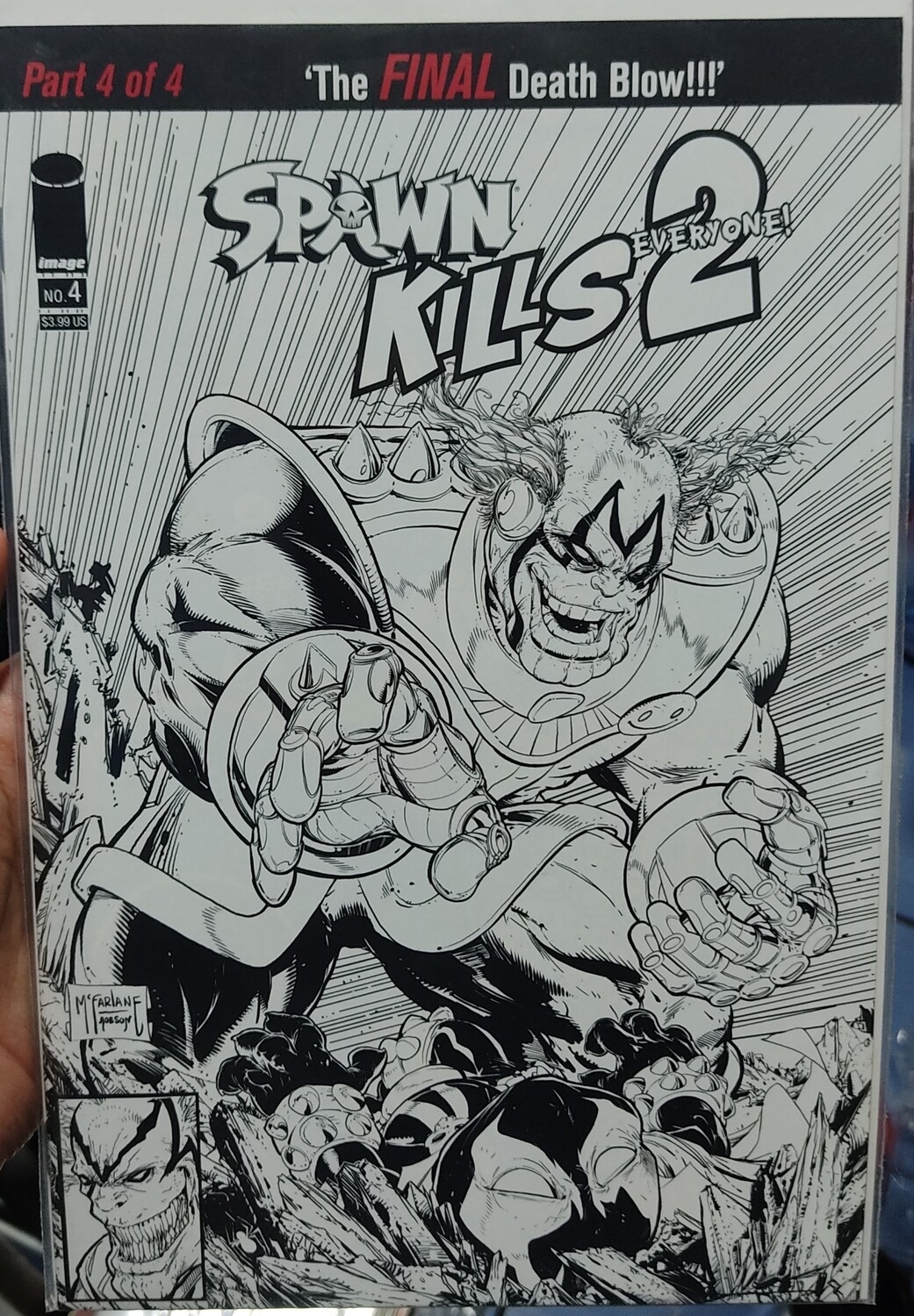 NELA Spawn Kills Everyone 2 Issue 4 Image Comics McFarlane&#39;s Ingles