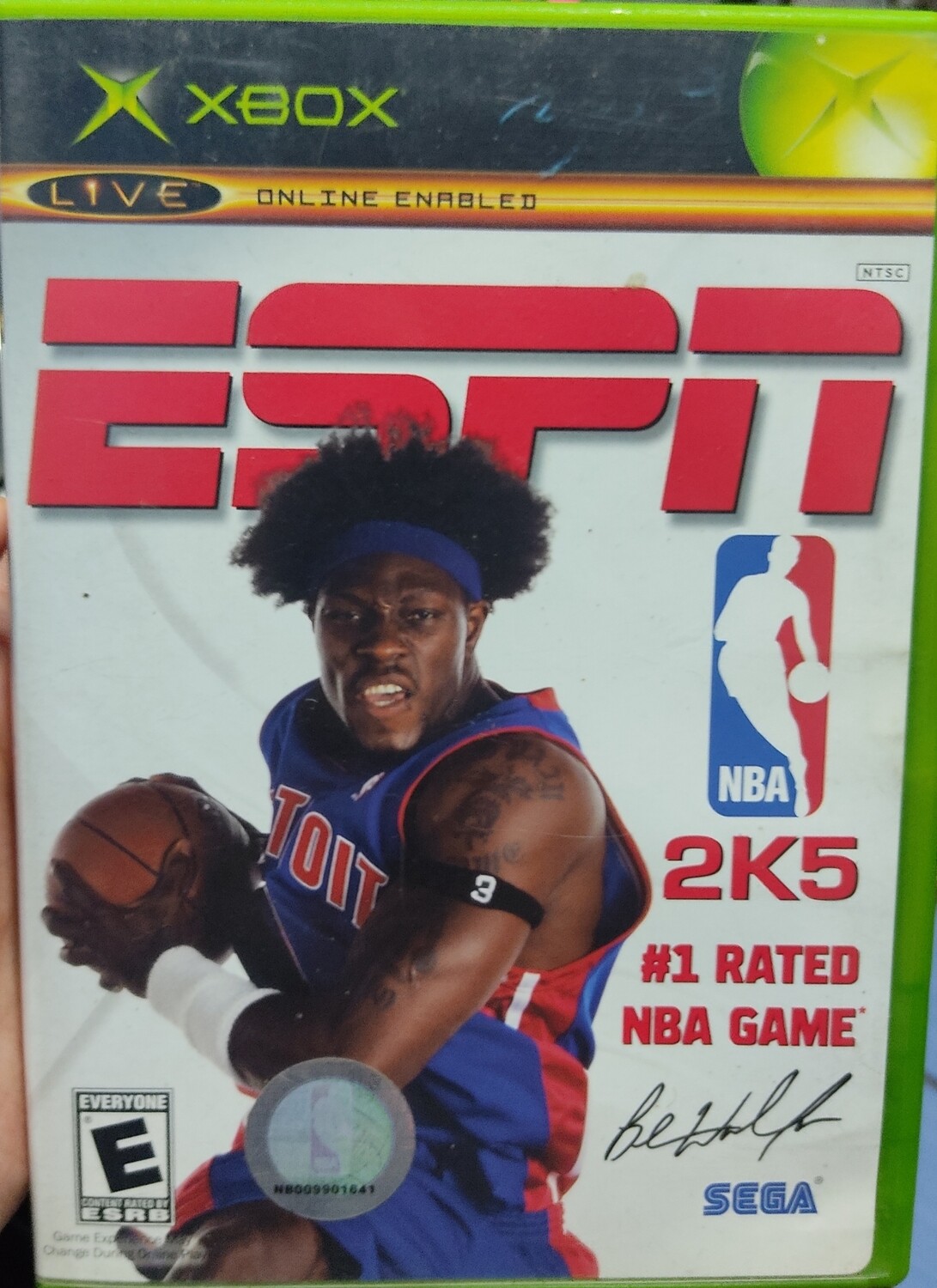 ESPN NBA 2K5 Xbox Usado Sin Manual Rayado