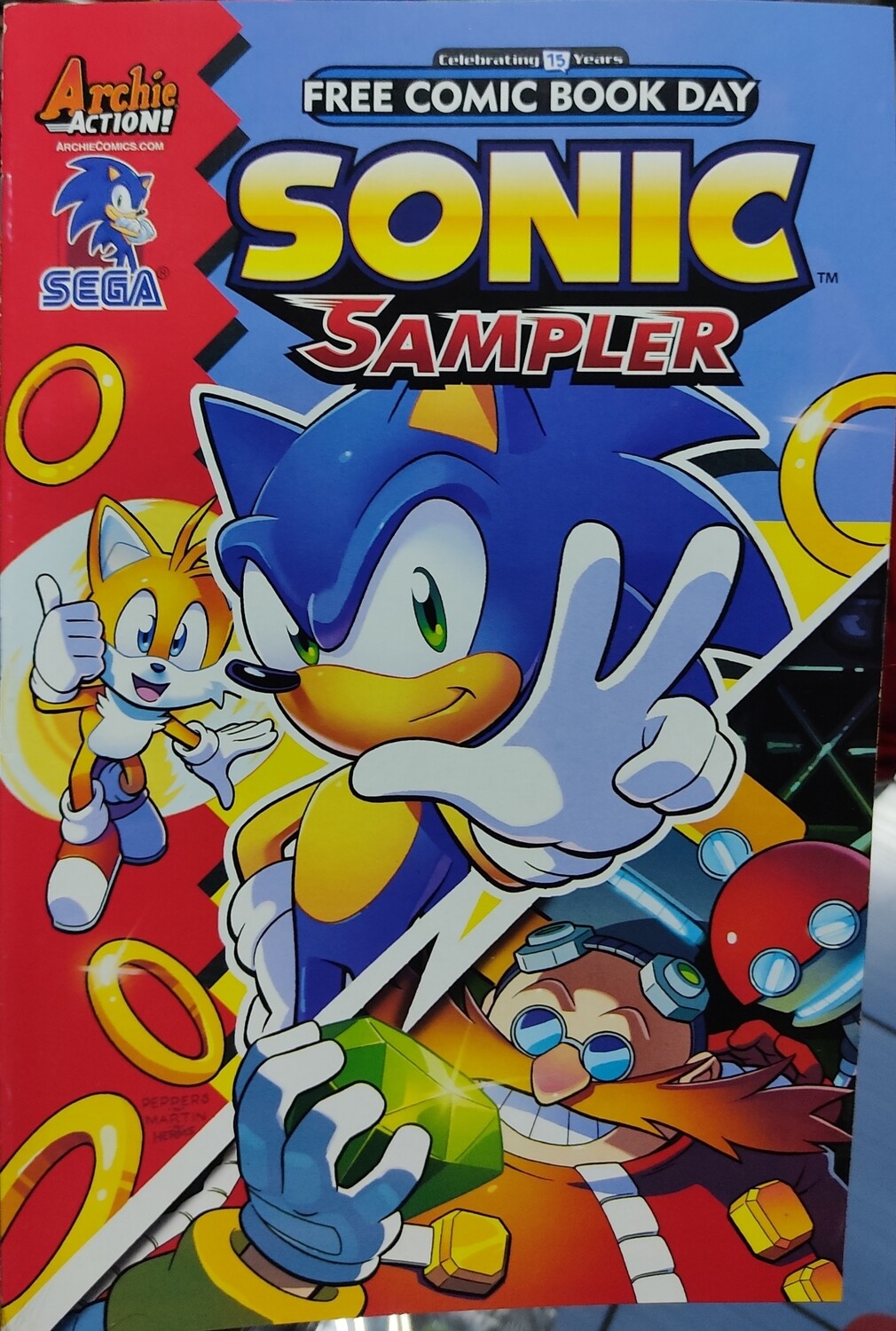 Sonic Sampler Free Comic Book Day Sega Issue
