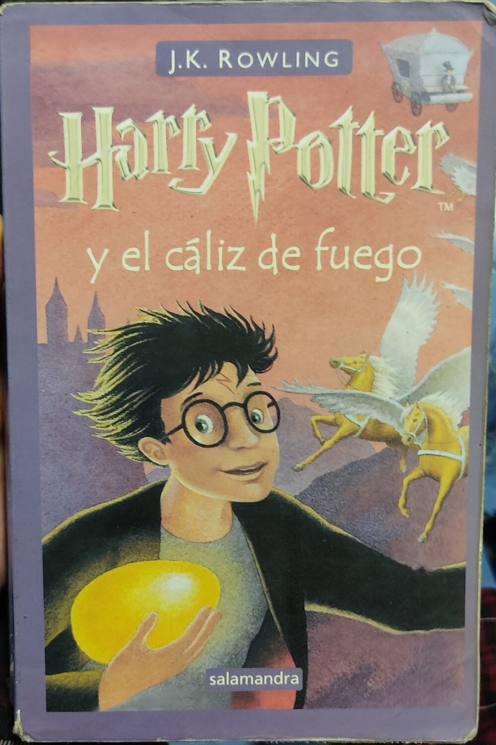 BA9 Harry Potter y el caliz de Fuego Libro Espanol