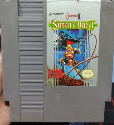 SJ Castlevania Simon Quest NES Cartucho