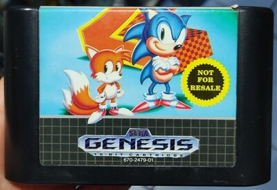 Sonic 2 Sega Genesis Cartucho