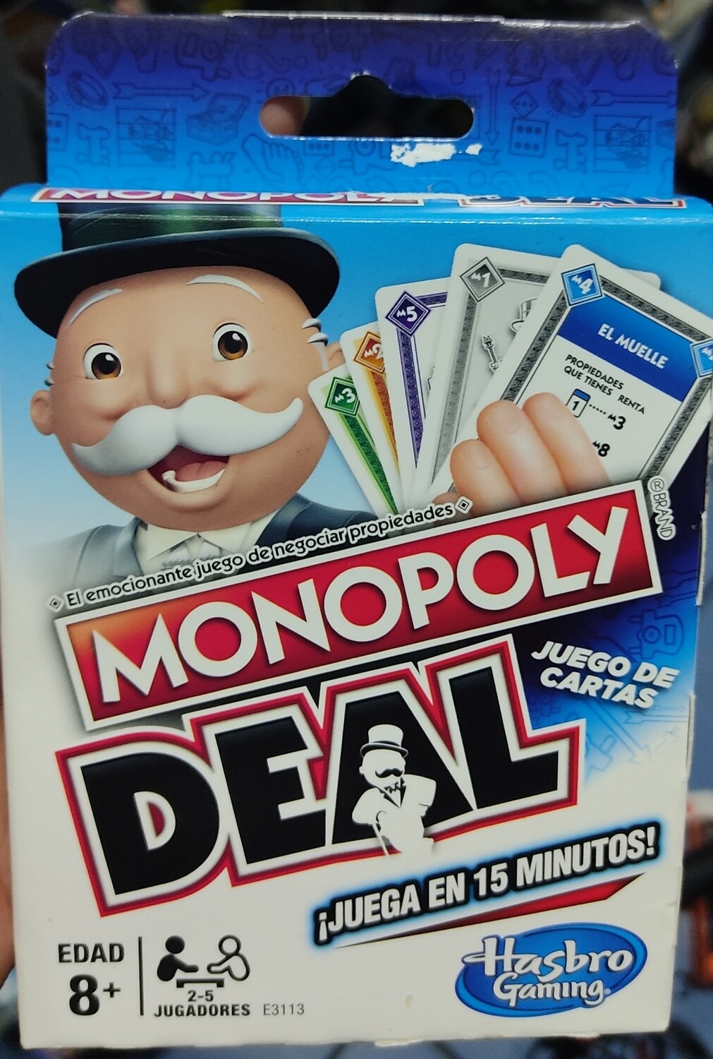 SJ Monopoly Deal Juego de Mesa Usado Completo