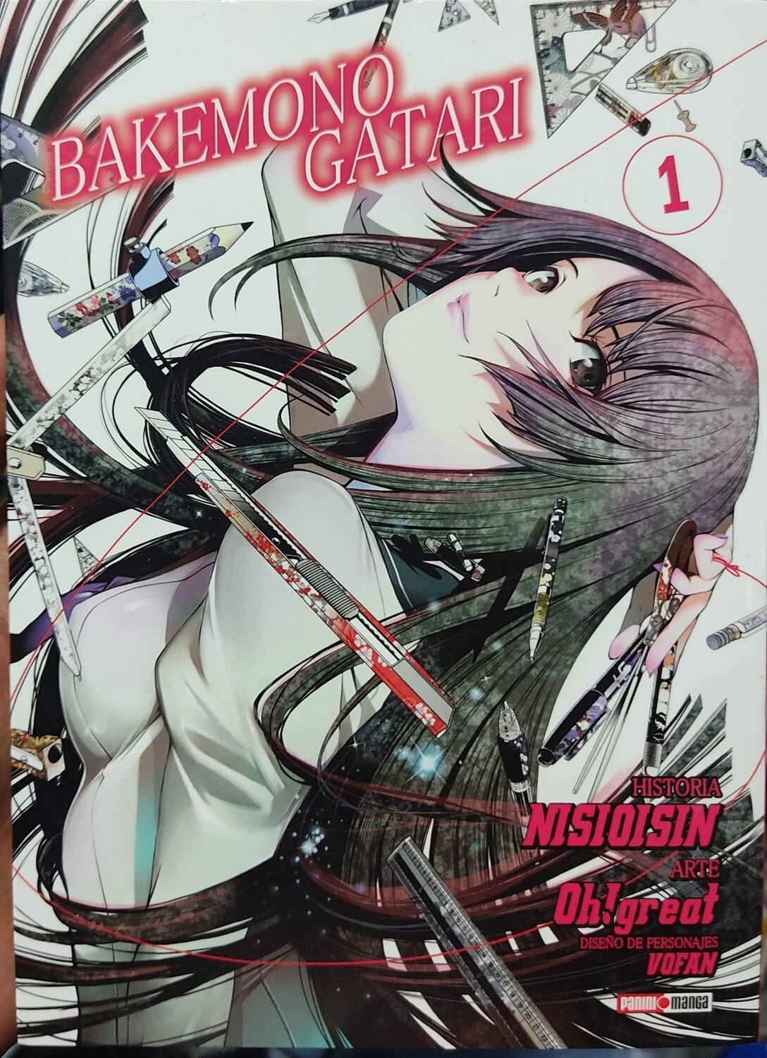BAF1 Bakemonogatari Manga Volumen 1 Espanol Panini