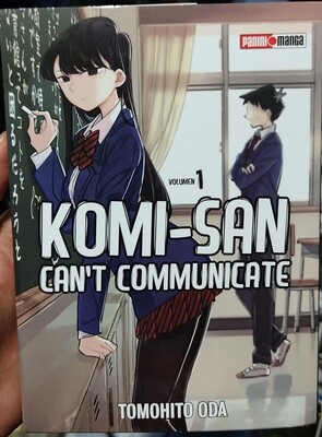 BAF1 Komi San Can&#39;t Communicate Manga Volumen 1 Espanol Panini
