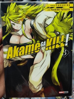 Akame ga Kill Manga Volumen 3 Español Panini